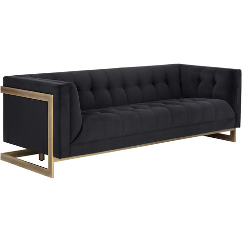 Ekon Abbington Black Sofa